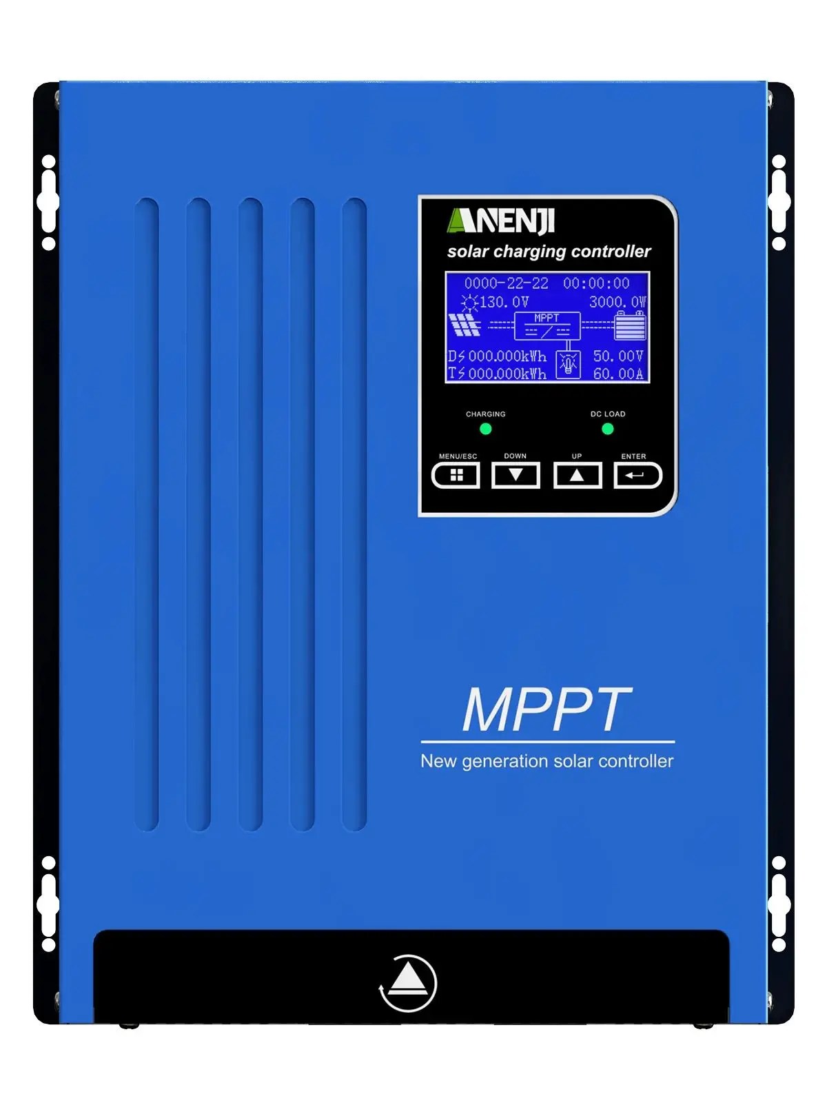 ANENJI 80A Solar-Laderegler Solarpanel-Regler 12V 24V 48V Parallel-Solarregler für Blei-Säure- und Lithium-Batterien