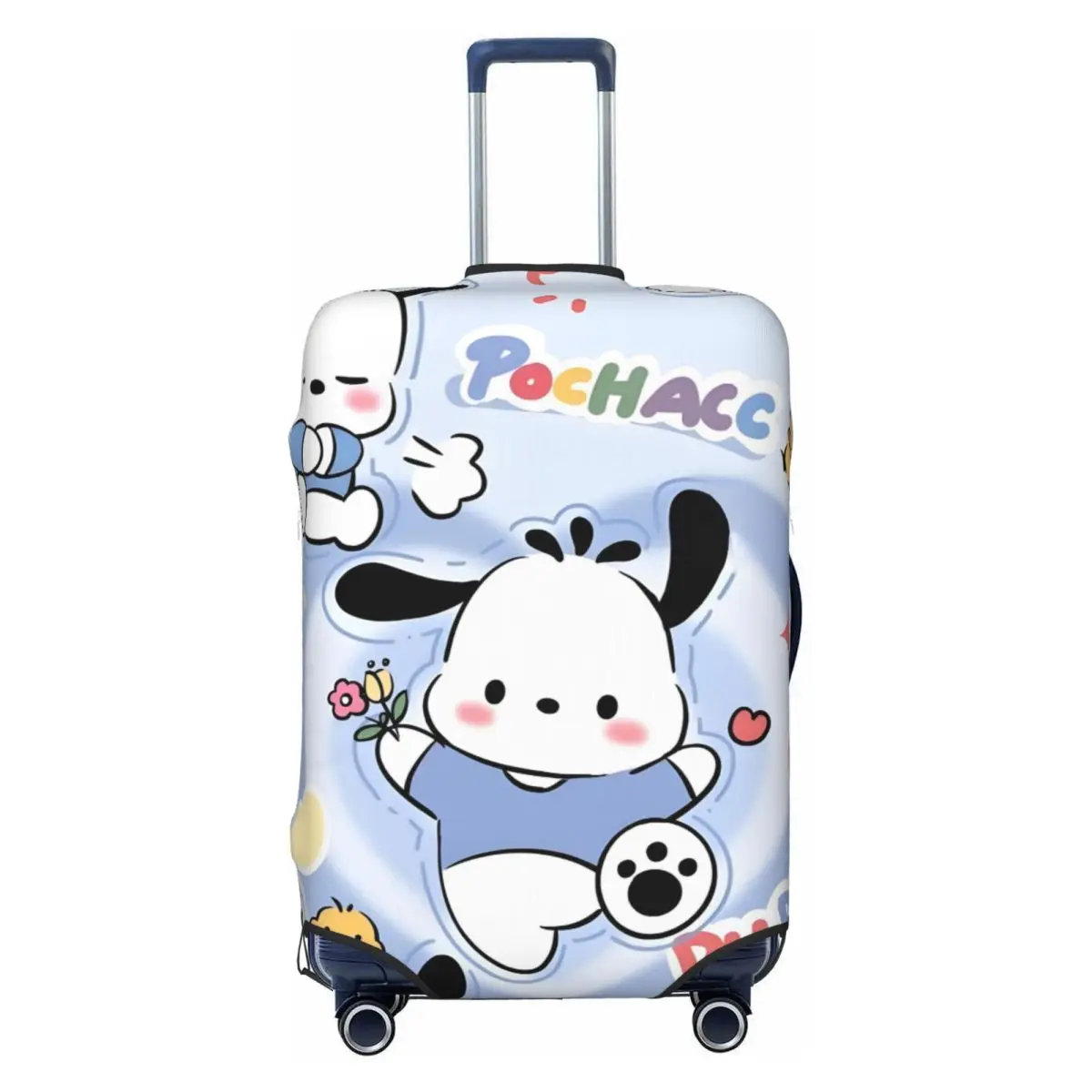 

Чехол для багажа в стиле аниме Pochacco Kawaii на заказ, защитные чехлы для чемодана с милым рисунком My Melody, костюм для 18-32 дюймов