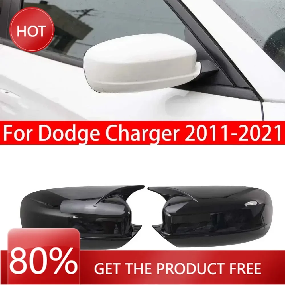 

Чехлы на зеркала для Dodge Charger 2011-2021, крышка бокового зеркала заднего вида, крышка крыла, внешняя наклейка, дверной рожок, отделка корпуса заднего вида