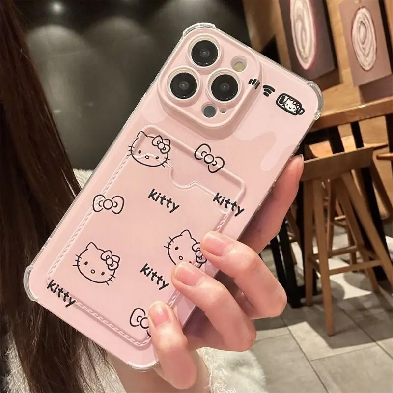 حافظة هاتف هالو كيتي لهاتف سامسونج جالاكسي S24 Ultra S23 S22 S21 Plus Ultra S23FE A54 A55 A35 A15 A25 A14 A24 A34 M54 غطاء شفاف