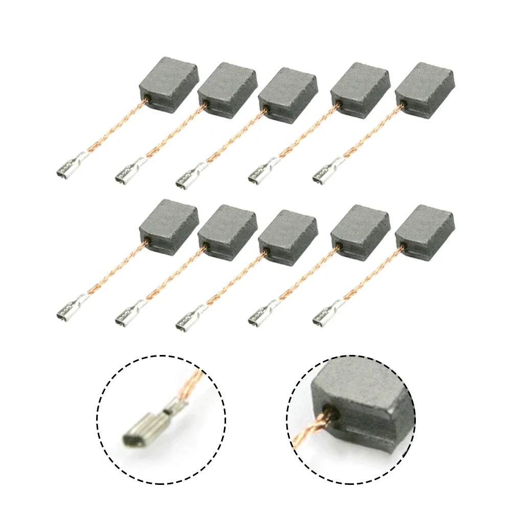 앵글 연마기 교체용 카본 브러시, 전동 공구 액세서리, WU900 WU829 WU816 WU771 용, 6 × 11 × 15mm, 10 개