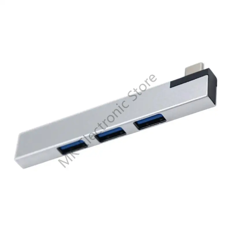R2LF 4 in 1 USB3.0 HUB Fast Speed USB3.0 4 Port USB C HUB Multiple Splitter for PC