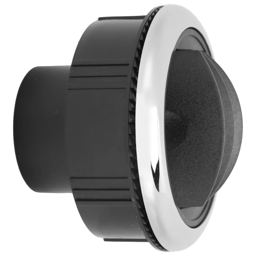 

Outlet Cover 87mm Air Conditioning Outlet ABS Black AC Air Outlet Round Shape Ventilation Outlet Yacht Use