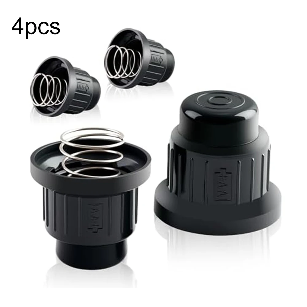 4pcs Push Button Igniter Cap for AAA Battery Igniters Replacement Parts for Gas Grill Ignition Systems Tool-Free