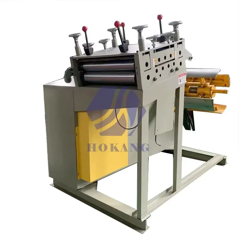 Factory Price Steel Sheet Feeding Decoiler 2 in 1 3T Straightening Uncoiler Machine Price