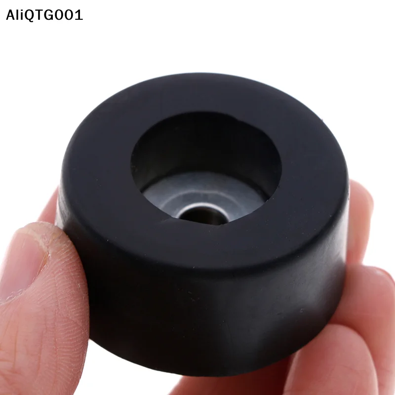 4 個/耐久性のある黒いゴム足ダンパーパッドベースキャビネット用 38 ミリメートル X 19 ミリメートル大型ケーススピーカーアクセサリー