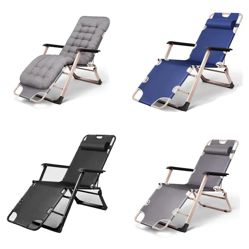 for Modern Friendly Outdoor Wrought Iron Folding Lounge Chair for Beach Garden Camping Courtyard  Warehouse