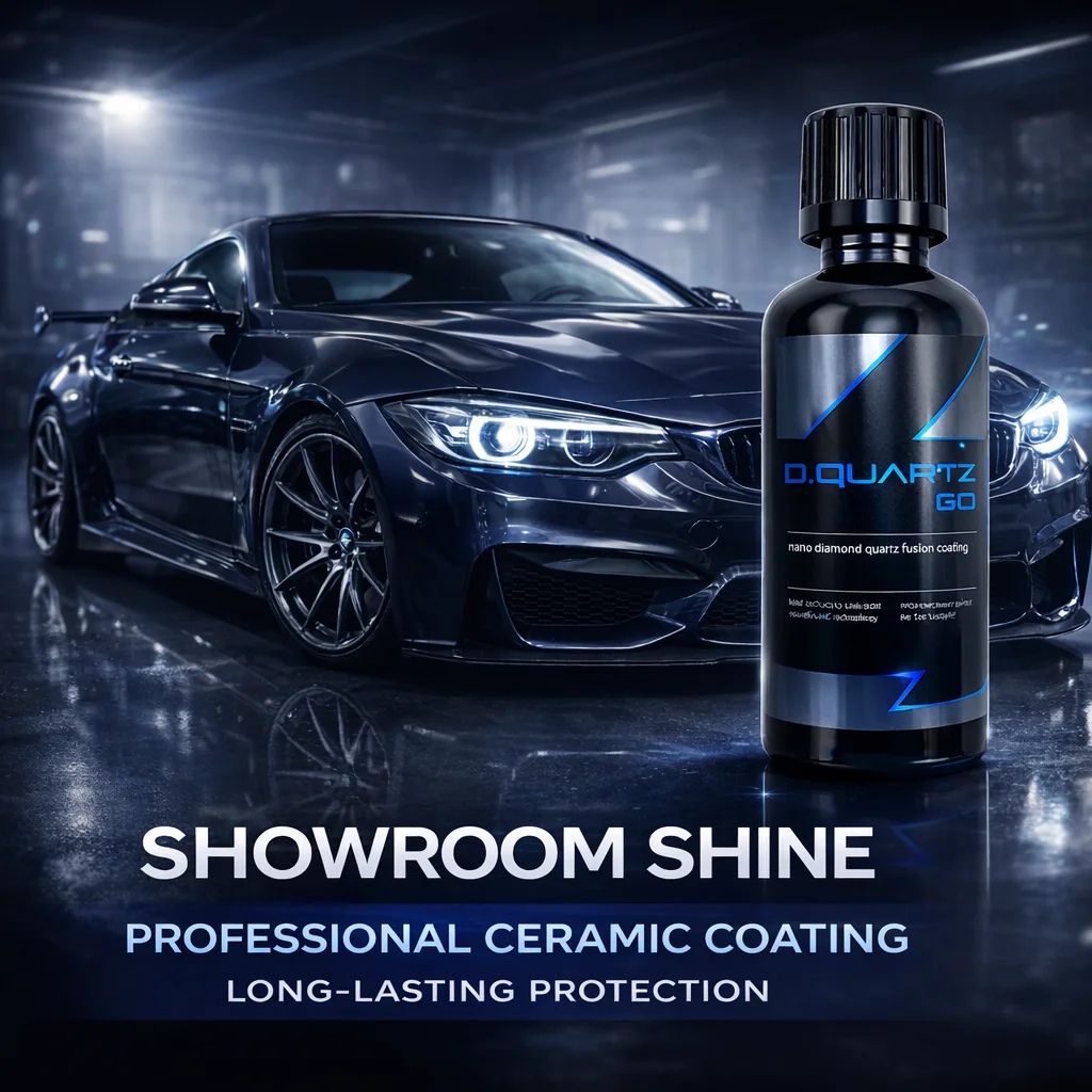 DQUARTZ GO  Kit Nano Diamond Quartz Fusion Ceramic Coating for Car Care Enhanced Protection Gloss Increase Surface Hardness