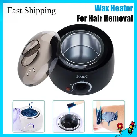 2026 Depilatory Epilator Wax-melt Pot Depilatory Brazilian Wax Beans Wax Warmer Machine Removal Wax Heater 200ml Wax Machine