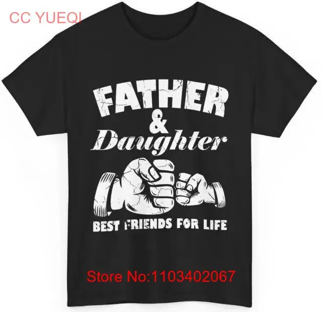 Футболка «Папа, отец и дочь», лучшие друзья для хорошего качества, размер S-5XL Футболка «Папа, отец и дочь», лучшие друзья для хорошего качества, размер S-5XL