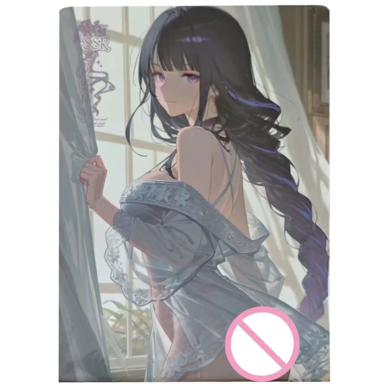 การ์ดสะสมหายากขนาด A5 ลายเทพธิดาอนิเมะ Kamisato Ayaka Hu Tao Hoshimi Miyabi Furina ของเล่นสำหรับเด็กผู้ชาย ของขวัญวันเกิด