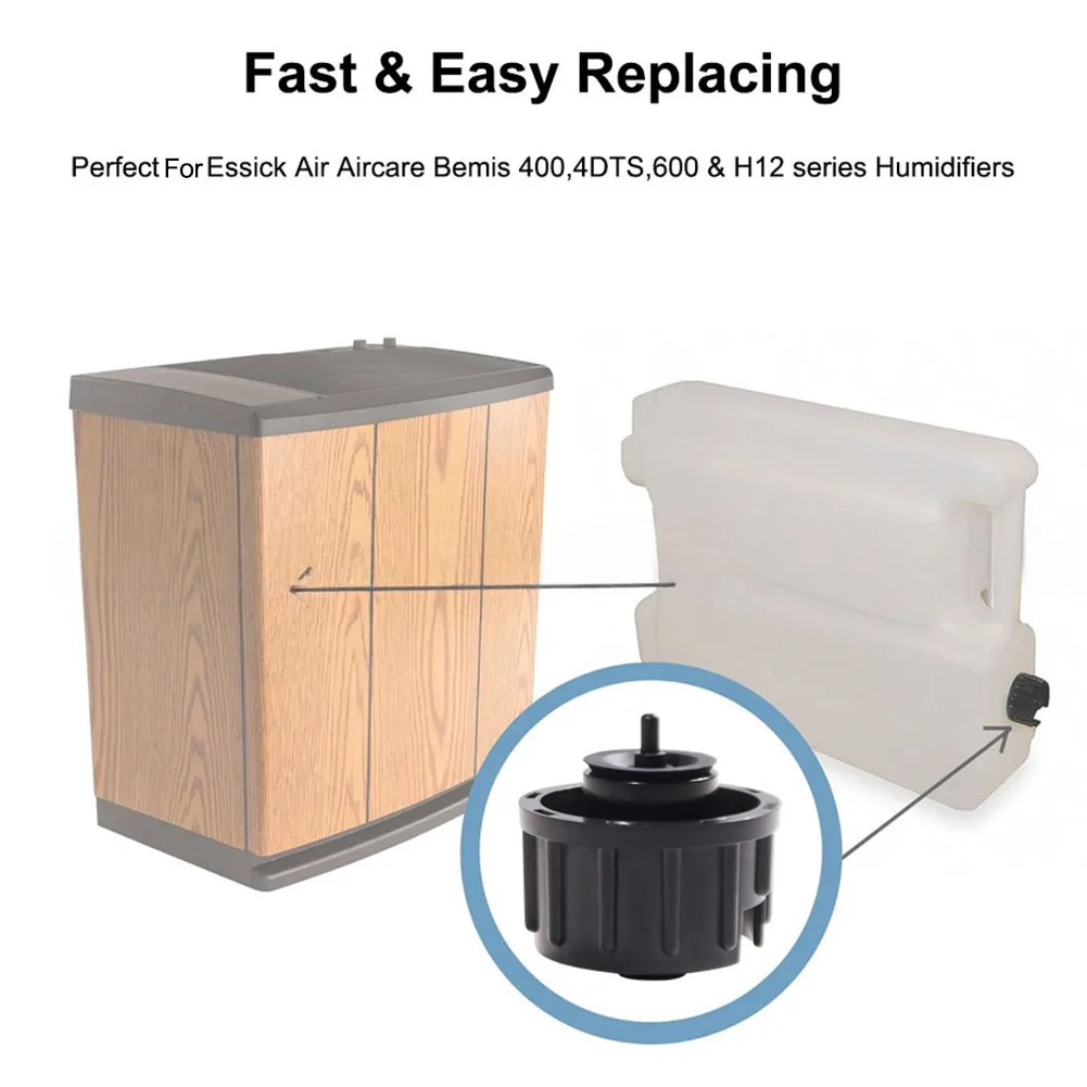 

Replacement Bottle Cap For Essick Air & Bemis Humidifiers 1B-5060000 1B5060000 Fits Models 400 600 H12 Series Black ABS Part