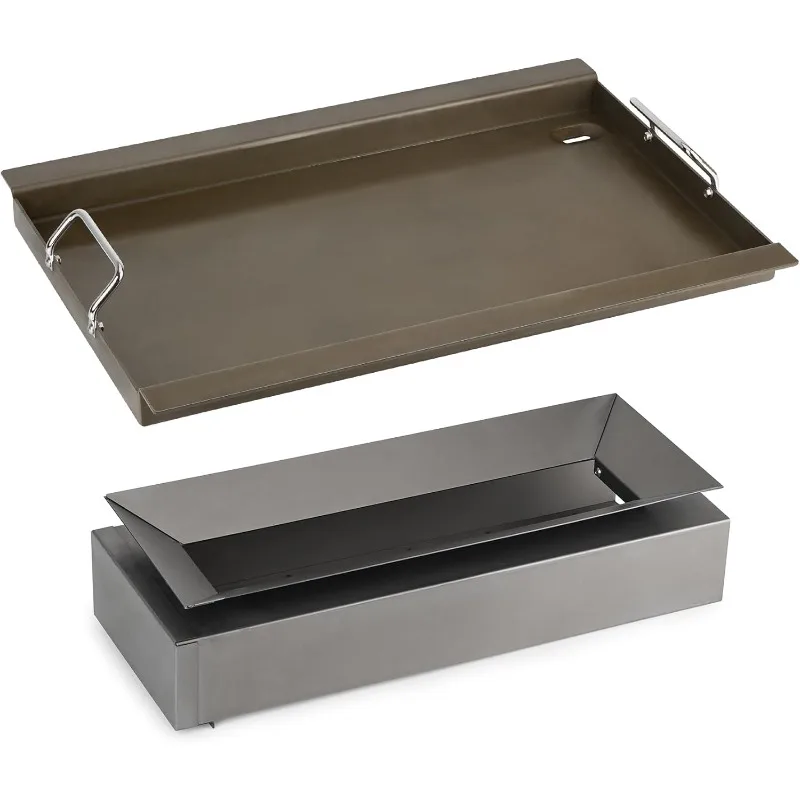 

Griddle Insert with Heat Manifold Kit, Flat Top Griddle Accessory for Masterbuilt Gravity Series 800 Grill and Smoker