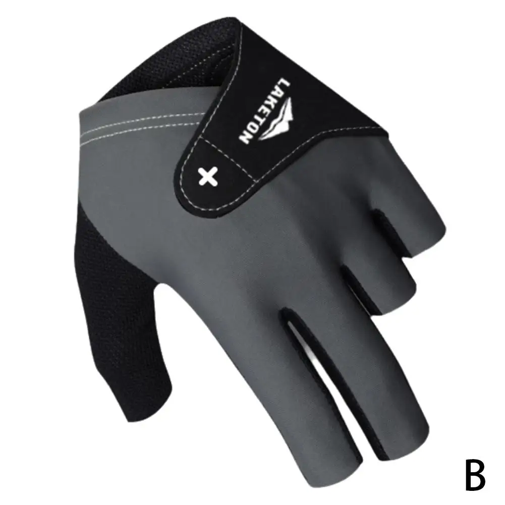 Nueva guante de billar, 1 unidad, guantes para jugadores de billar de tres dedos, guantes antideslizantes, transpirables, protectores izquierdo bordados T1Z8