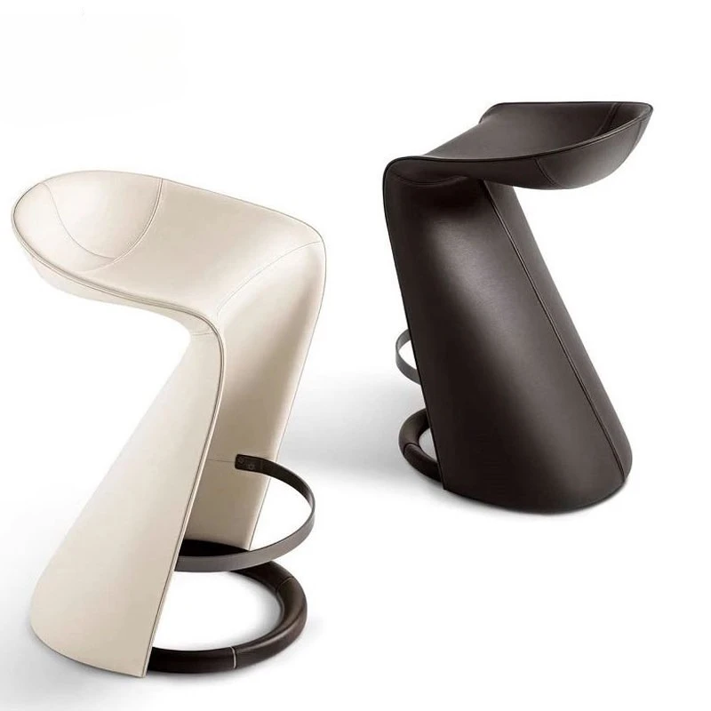

Simple designer is fiberglass special-shaped skirt modeling bar front desk cafe bar chair