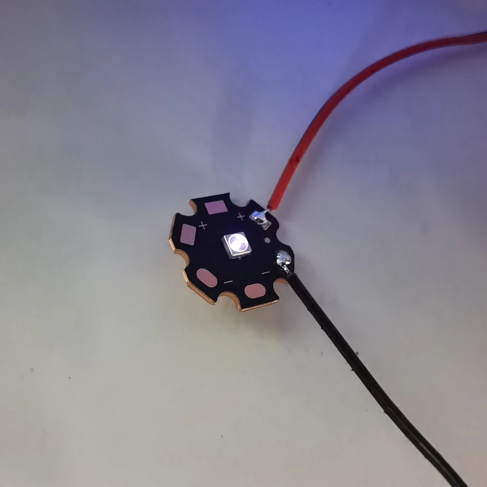 0.1W 1W 2W 3838 290nm 310nm 325nm 340nm UVB UV LED beads 5-7V Ultra Violet Lamp light-emitting diode with 20mm Copper substrate - Image 6