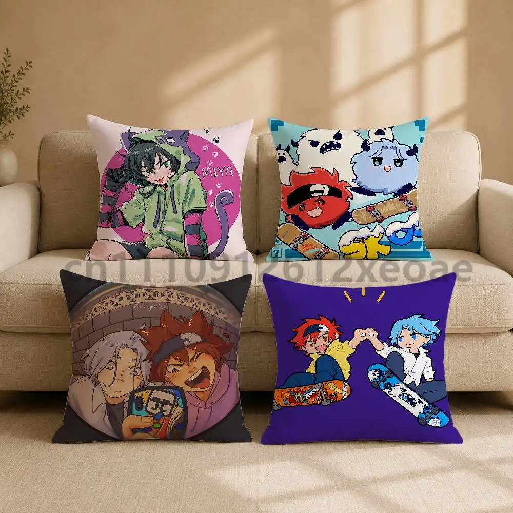 SK8 The I-Infinity Printed Pillow Cover Square Cushion Case for Sofa Couch Living Room Bedroom Home Decor