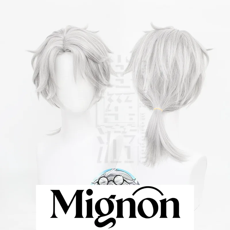 

Identity V Embalmer Aesop Carl Truth Under Cosplay Wig, Pre-styled with Simulation Scalp Top Halloween Gift