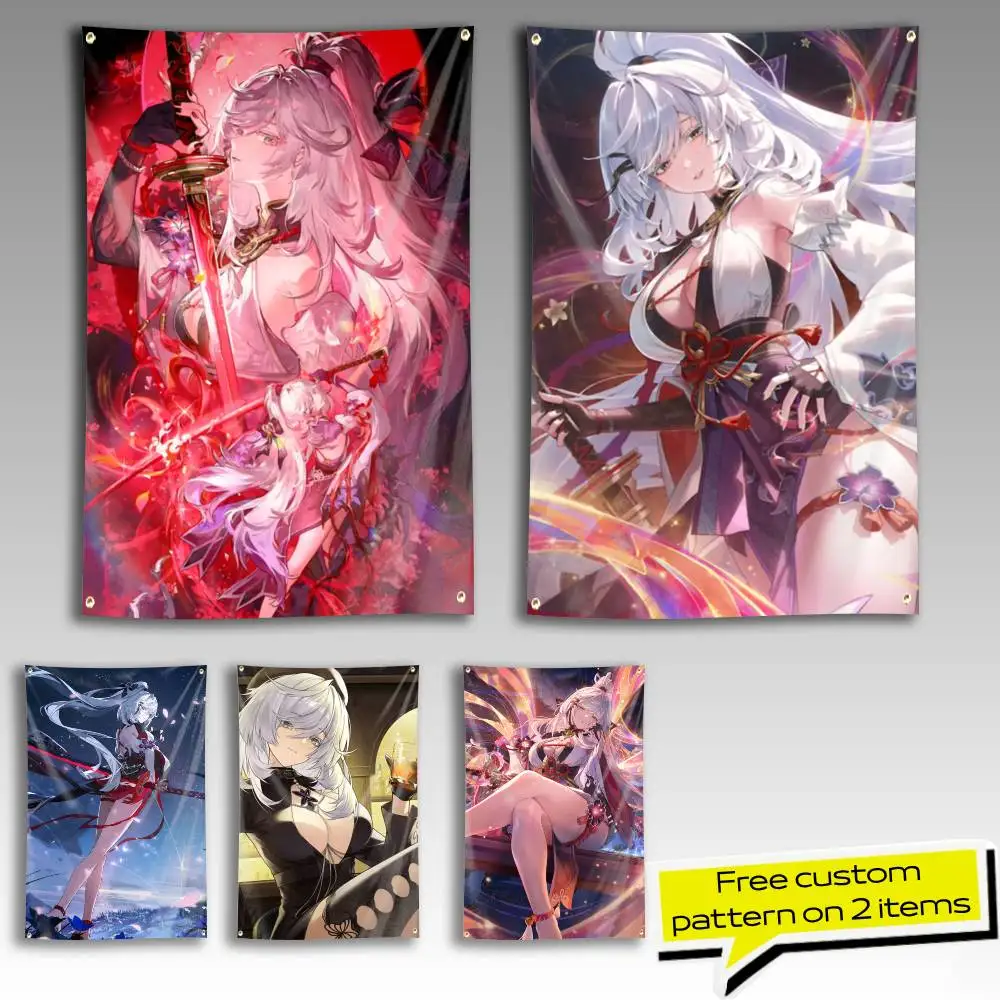 Game NTE Z-Zankou Flag Tapestry Banner for Bedroom Living Room Outdoor Camping Custom Supported