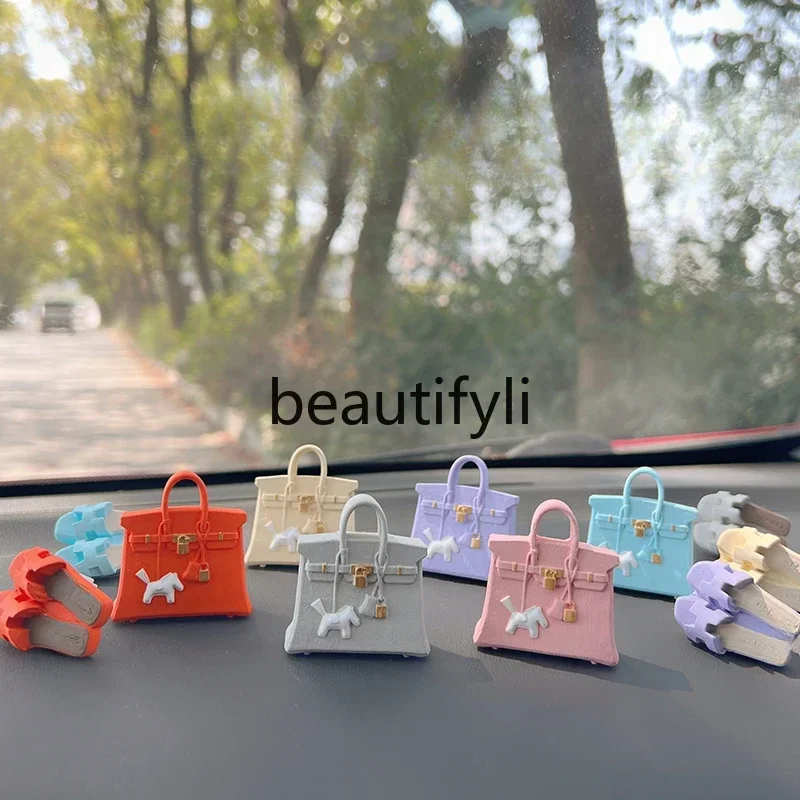 Car aromatherapy ornament simulation bag shoes car use trend car gift light fragrance