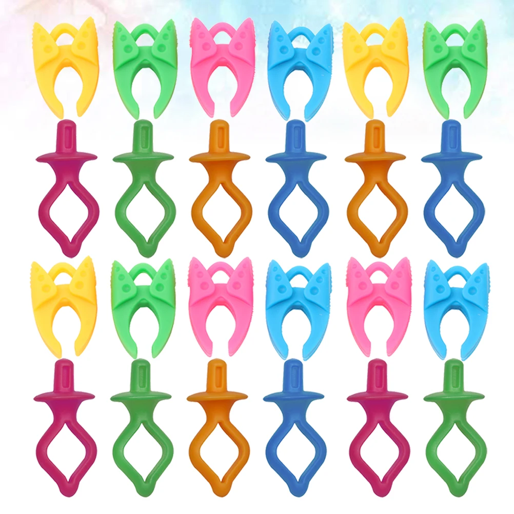 24 قطعة مشبك بكرة سيليكون الخياطة كليب الموضوع المنظم كليب لخياطة اللحف تخزين الحل لون عشوائي #1