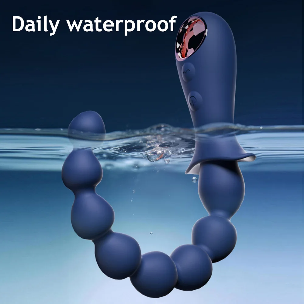 Vibrating Anal Beads Anal Balls for Men Butt Plug Prostate Massager for Gay G-Spot Vagina Vibrator for Women Adult Goods Sex Toy - view 5