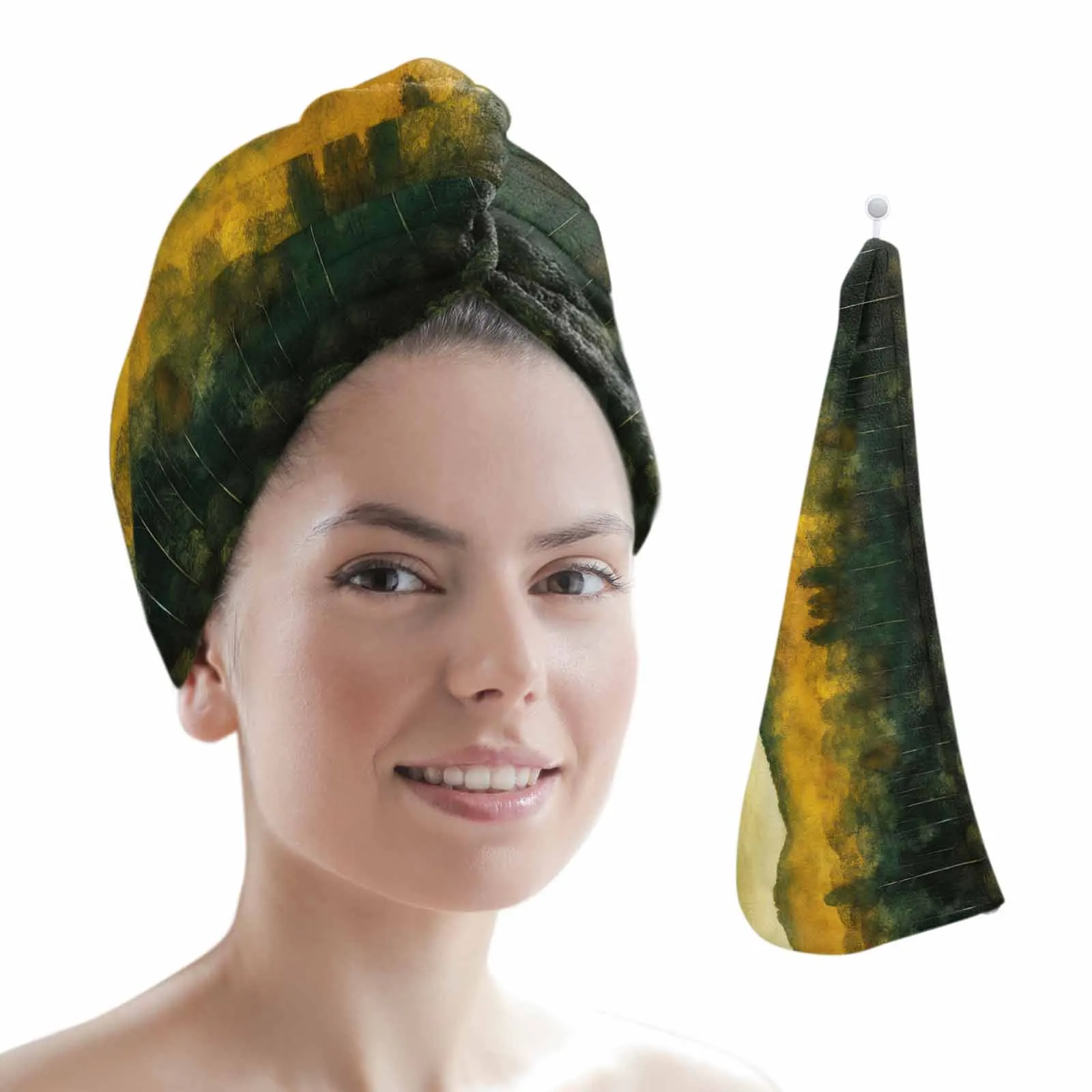 Forest Trees Sky Quick-dry Hair Towel Cap Girl's Hair Drying Hat Bath Hat Microfiber Towel Hair Dry Cap