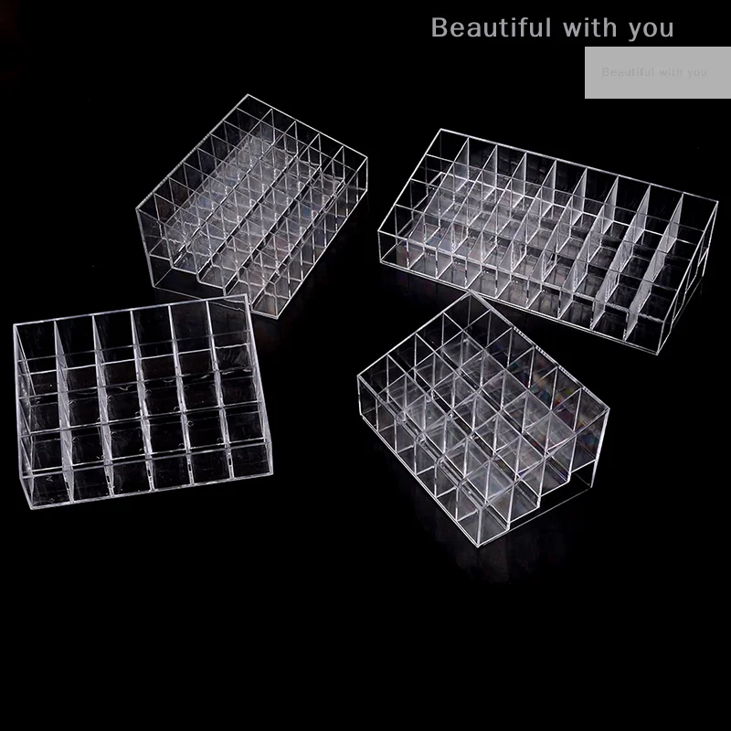 24/36/40 口紅ホルダー ディスプレイスタンド 化粧品オーガナイザー メイクアップケース アクリル