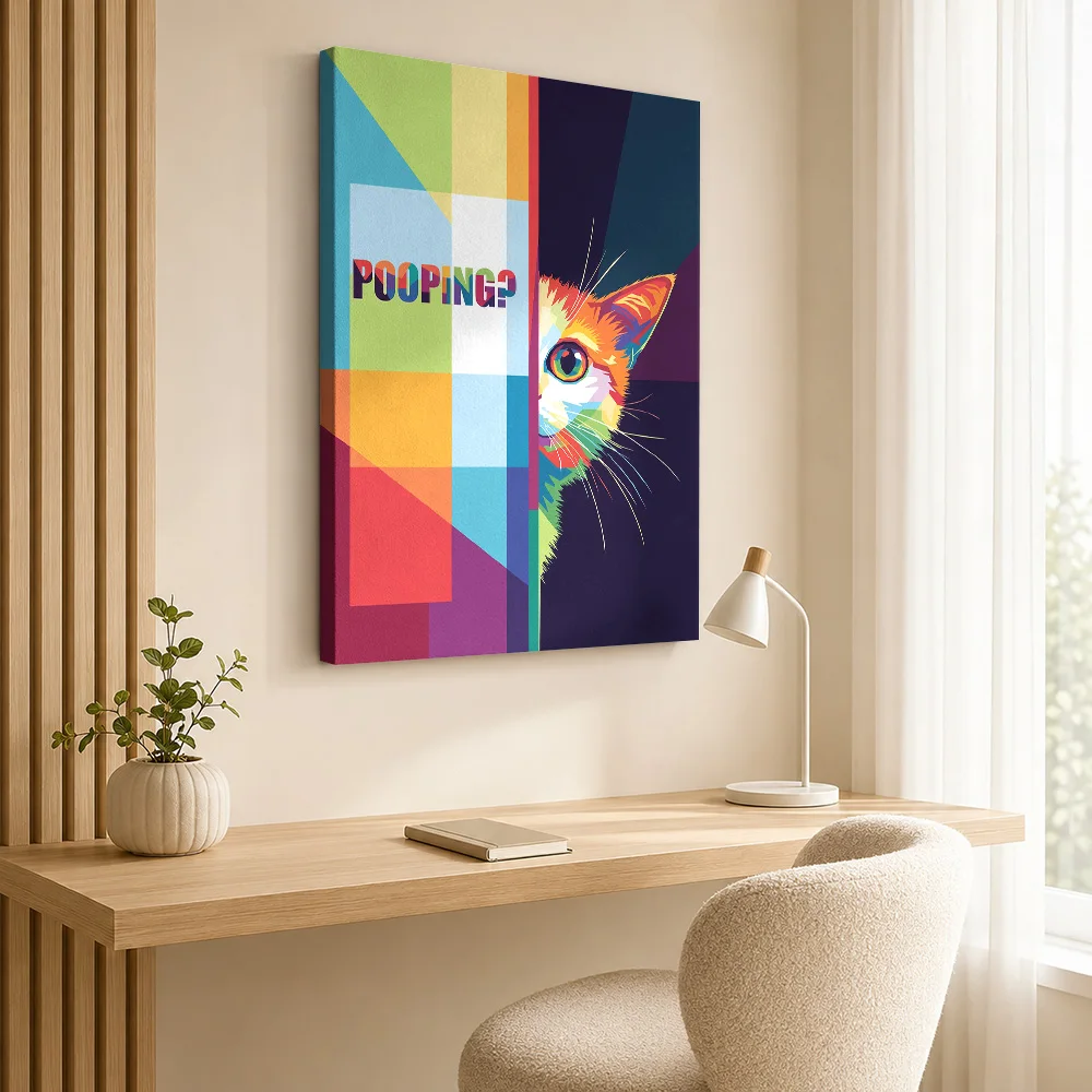 Kendrick Lamar Colorful Portrait with Awards Canvas Print Poster Personalized Retro Music Wall Paintings Decoration for Studio
