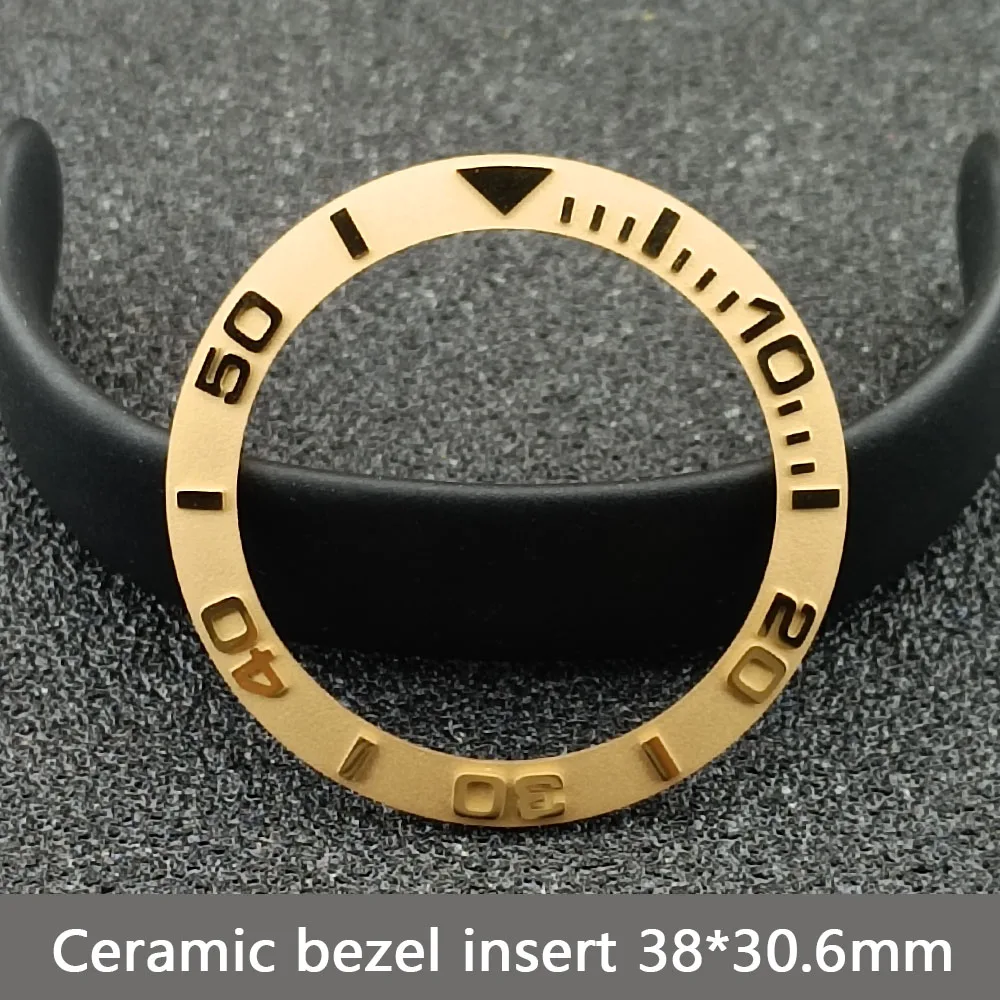 Sloping 38mm*30.6mm Ceramic Bezel and Diving watch Insert Watch Replace Watch Face Watch Bezel Inserts