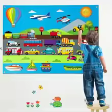 Tableau Narratif des Transports avec Figurines
