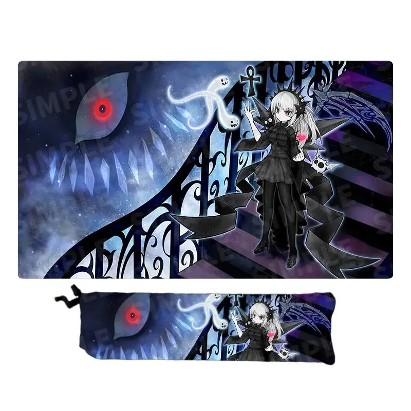 Yu-Gi-Oh! A Bao A Qu, the Lightless Shadow DIY self-made Game Battle card Rubber Card Pad Mouse Pad Keyboard Pad 600*350*2mm