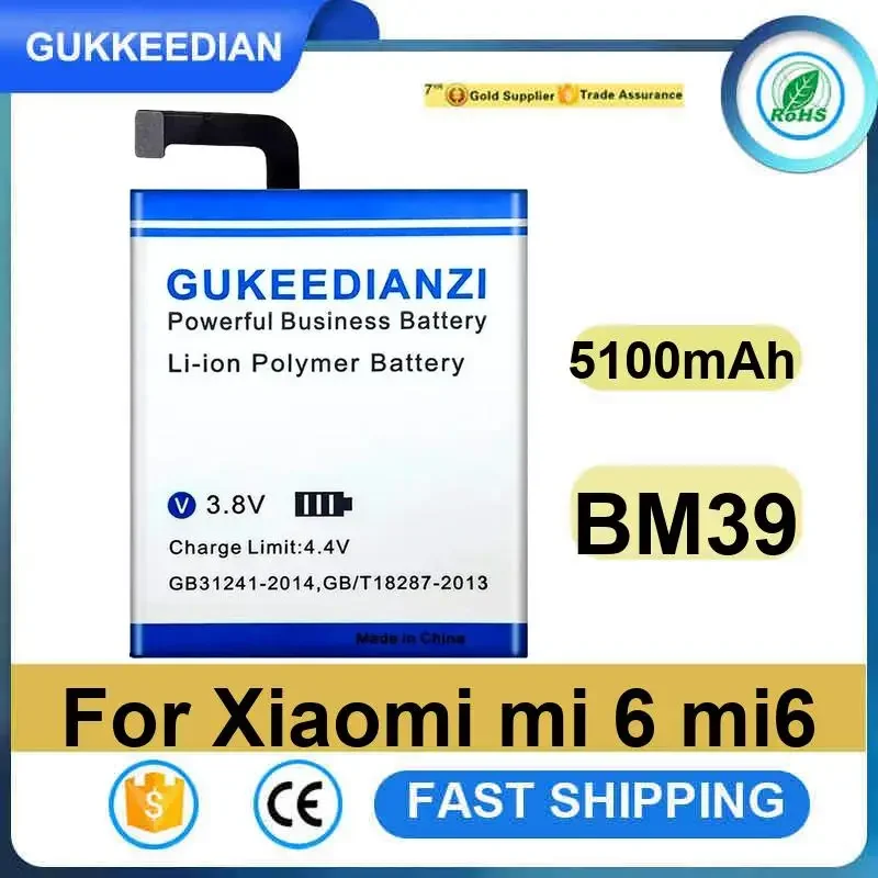 

Battery For Xiaomi mi 6 mi6 5 M5 mi5 Black shark Pro PAR-A0 KTUS-A0 Redmi K20 9T K20pro Note 2 Note2 MIX 1 14 5G 5A 12S Ultra