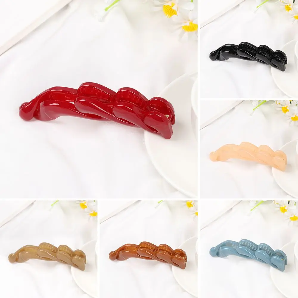 Stylish Elegant Banana Hair Clips Hair Claws Non Slip Hair Clamps Women Girls Hairpins Styling Accessories