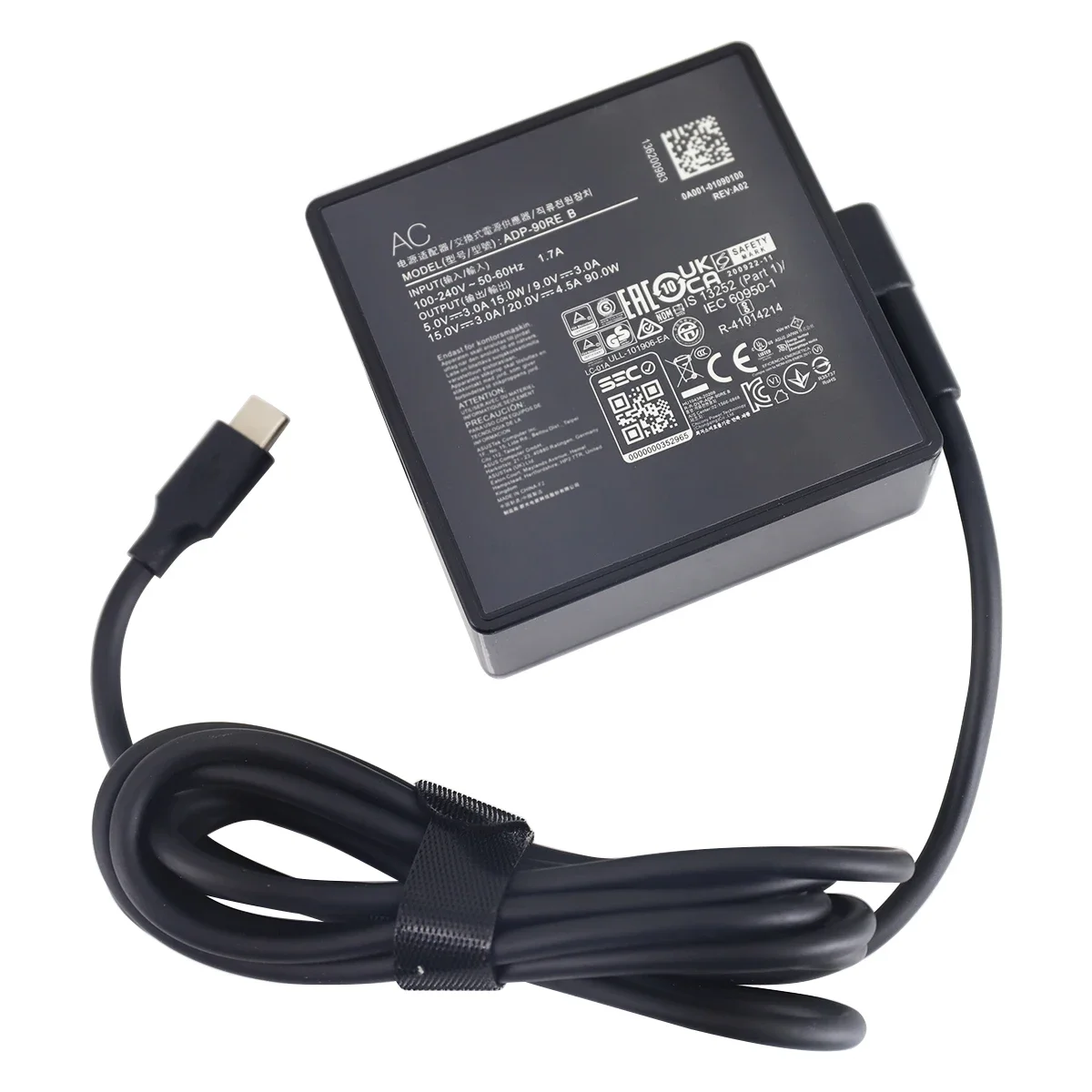 90W 20V 4.5A ADP-90RE B USB-C Type-C AC Adapter Laptop Charger For Asus M5402RA S5402Z UX5400ZF M3402RA M3402QA UX5400ZB S5602ZA