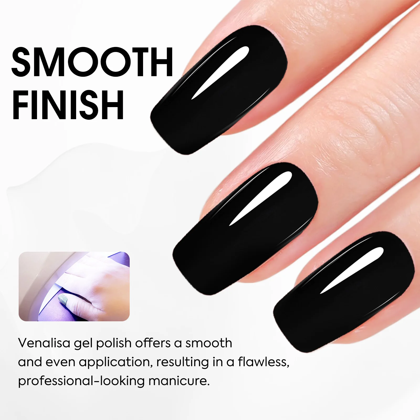 # 1004 VENALISA Nagelgelpoliermittel Hema TPO Free Semi Permanent Jelly Nude Pink Color Soak Off UV LED Ultra Diamond Lack 12 ml – Detail 19