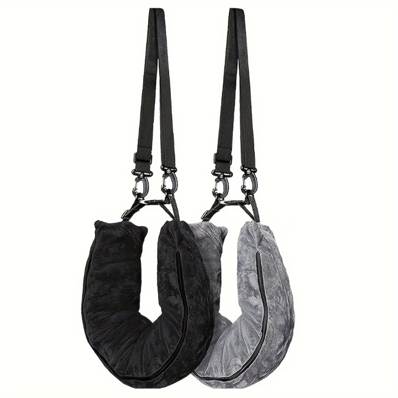

Pillow Soft plush filled pillow carry-on duffel bag