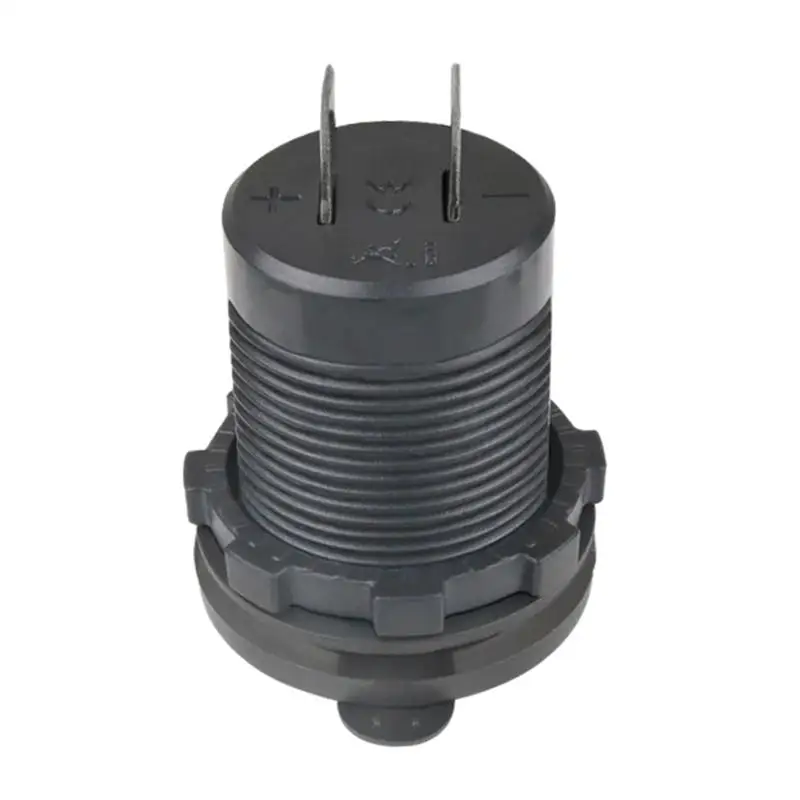 31BC 5V 4.2A Waterproof Dual Ports USB Socket Adapter Power Outlet with Display Voltmeter for 12-24V Car Boat