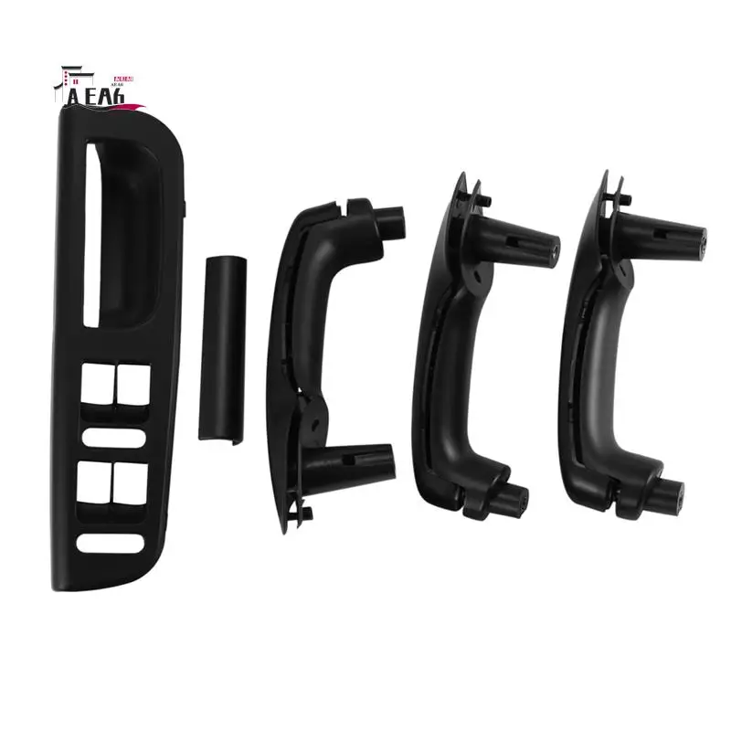 

AEA6-5Pcs/Set Window Lift Switch Bezel Door Pull Grab For VW MK4 Jetta Golf 1998-2006 3B1867171E 1J1867179A Inner Door Trim