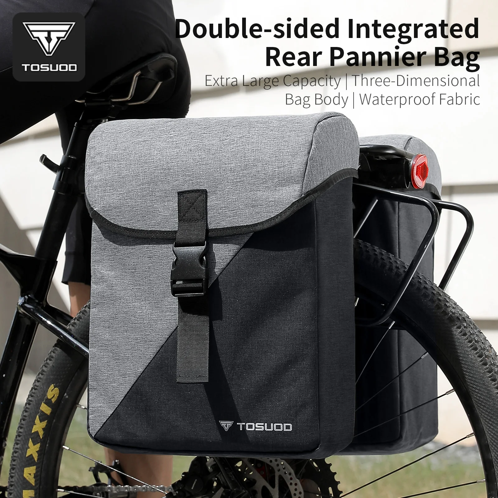

TOSUOD Bicycle Rear Seat Camel Bag Mountain Bike Quick Disassembly Rear Bag Luggage Long Distance Bag Equipment Accessories