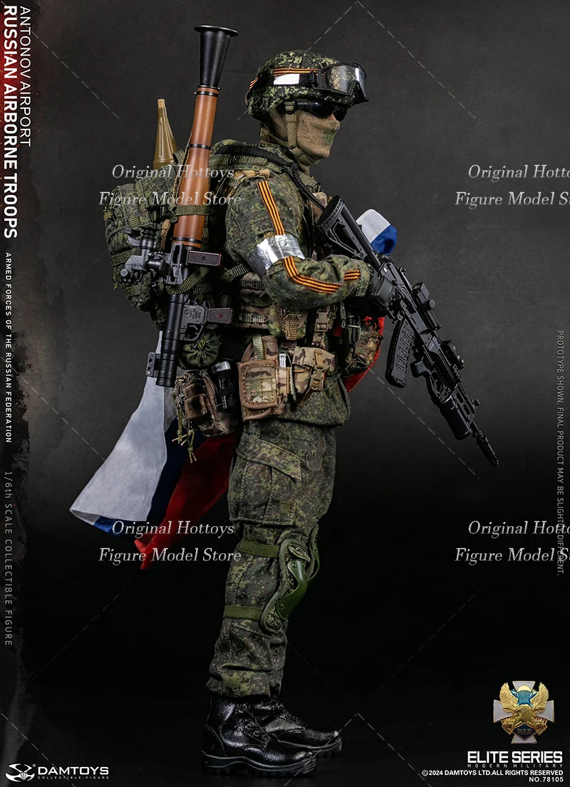 DAMTOYS 78105 1/6 스케일 남자 군인 러시아 공수 군대 Antonov 공항 풀 세트 12 인치 액션 피규어 인형 컬렉션