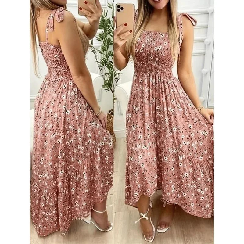 

Ele Printed Dr 2726 Sle Women's Elastic oulder Strap Casual Sport Suit Autumn Season Seven-Quarter Sve