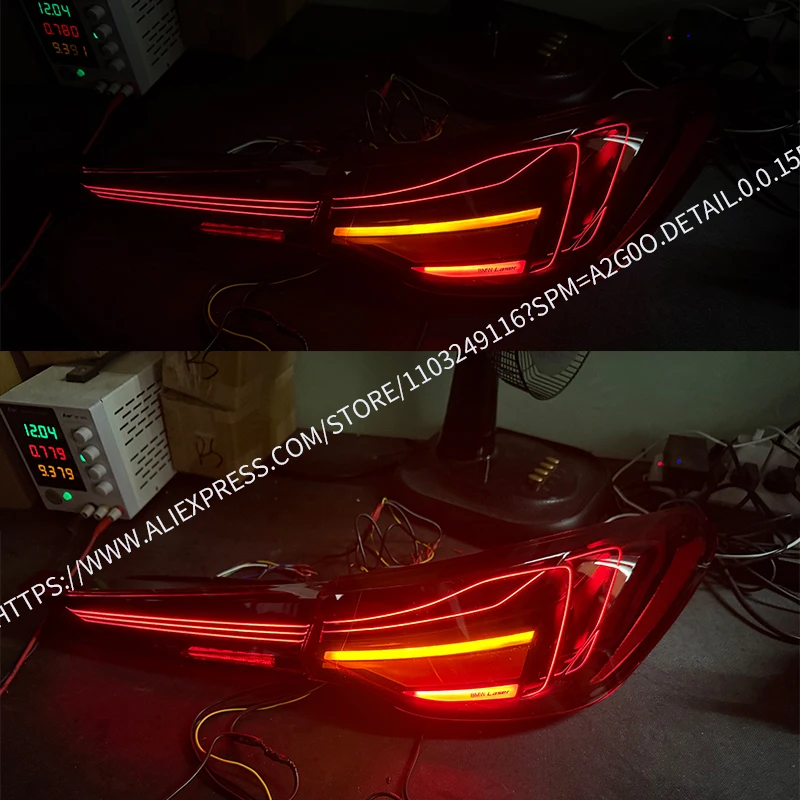 LED Taillights For BMW 4 Series M4 I4 G22 G23 G26 G82 CSL Rear Taillight Turn Signal Lamp Car Accessories