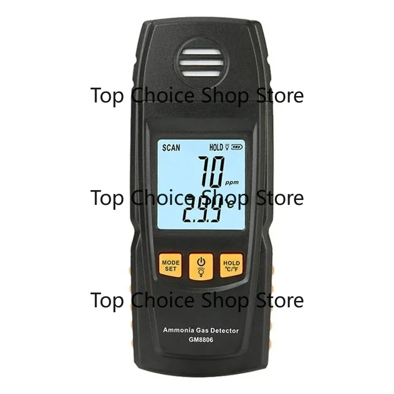 GM8806 Protable New Sm-art Digital Am-monia G-as Detector Electrochemical Am-onia Sensor Ammo-nia Concentration Measuring