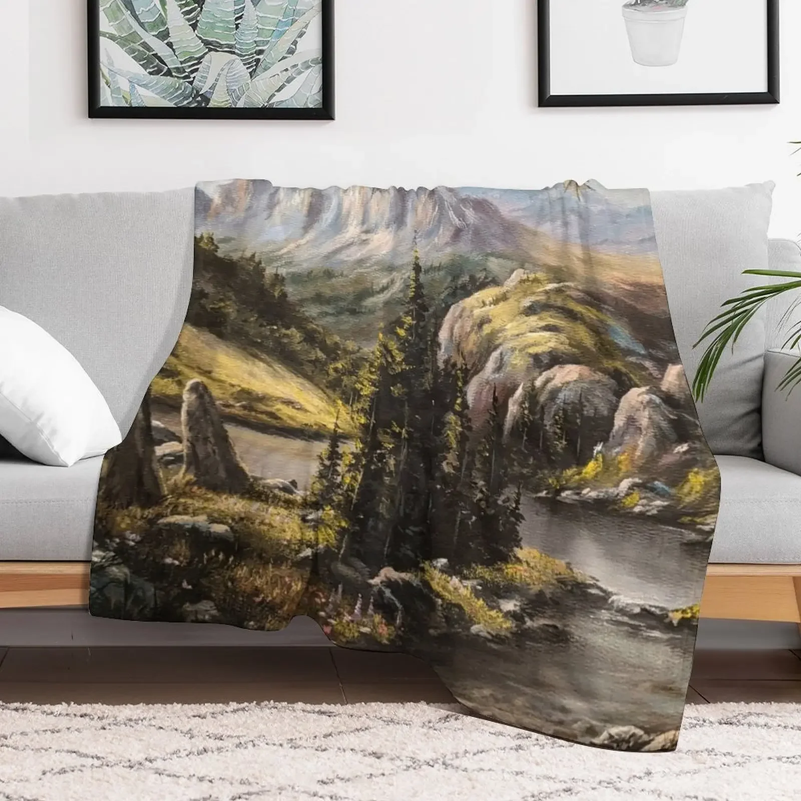 New Stones by the Lake Throw Blanket Versatile Cozy Throw Blanket for All Occasions