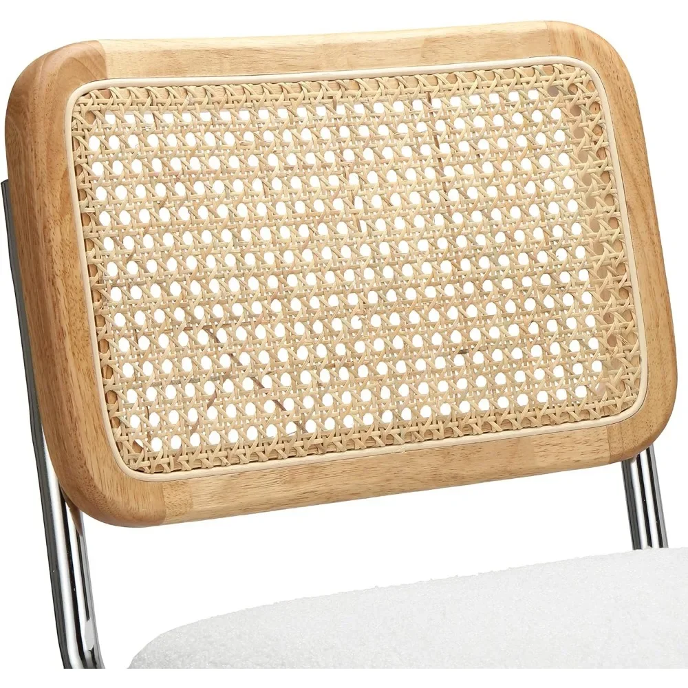 Modern Rattan Bar Stools Set, Cadeiras de altura ajustável, Tecido Natural Design, Assento giratório, Apoio para os pés, Cane Encosto, Conjunto de 2