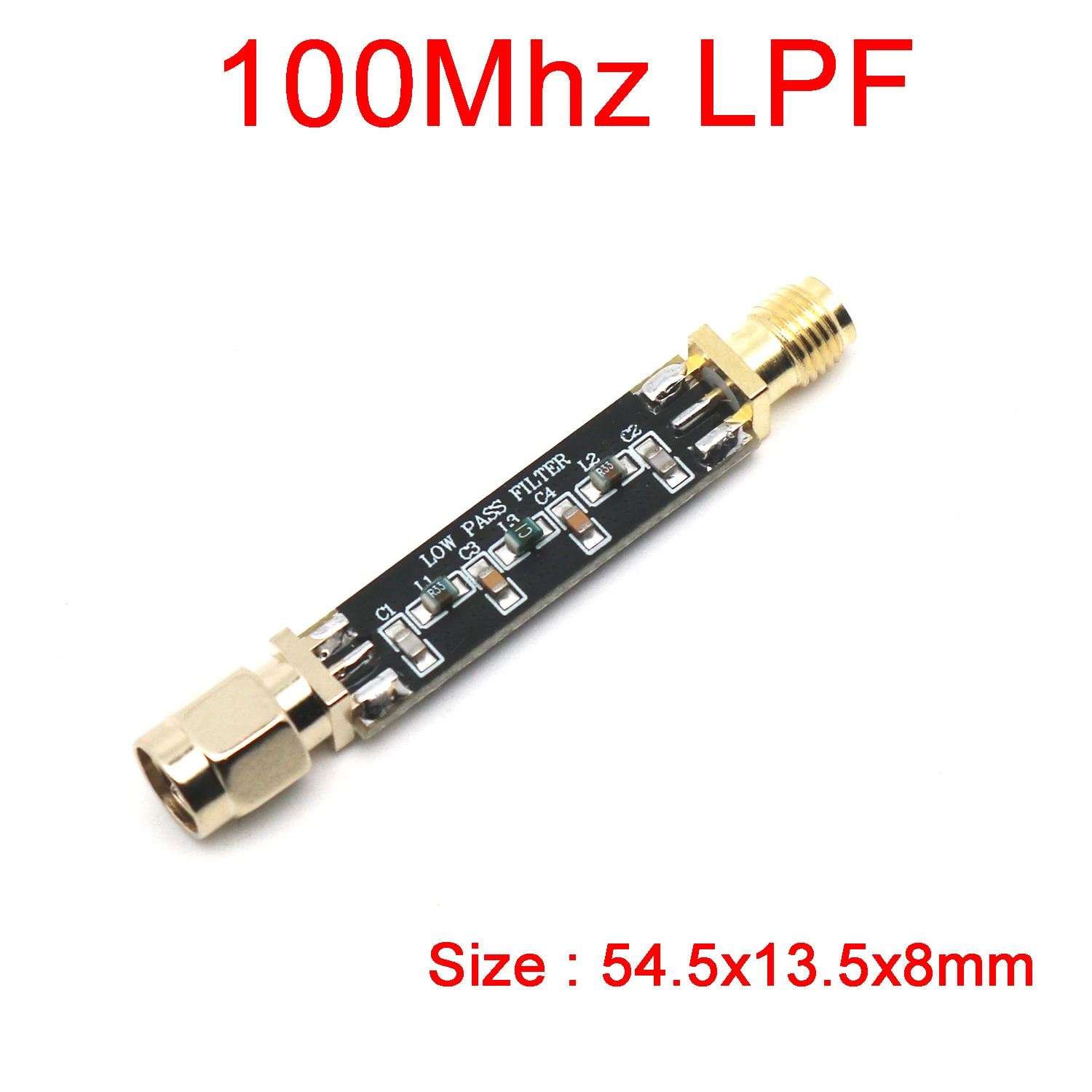 RF-Tiefpassfilter LPF 30Mhz/100Mhz/200Mhz/500Mhz/800Mhz/1000Mhz/1200Mhz/1400Mhz/2000Mhz/2400Mhz Signal Radiofrequenz LC