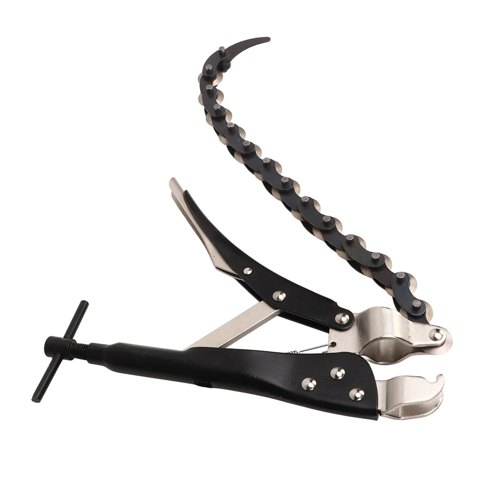 Locking Chain Pliers Clamp 15 Chains Vise Locking Wrench Pipe Cutter Tool Aluminium Alloy