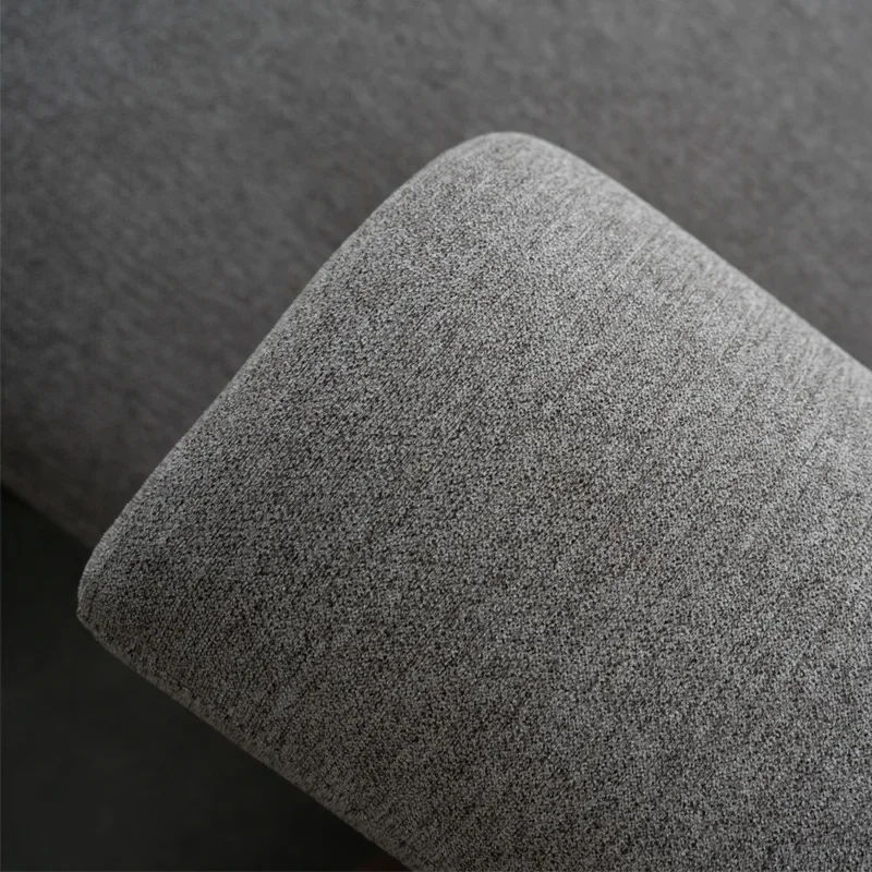 Tissu en lin Simple, salon, petit appartement, module vent crème français, combinaison de canapé d'angle