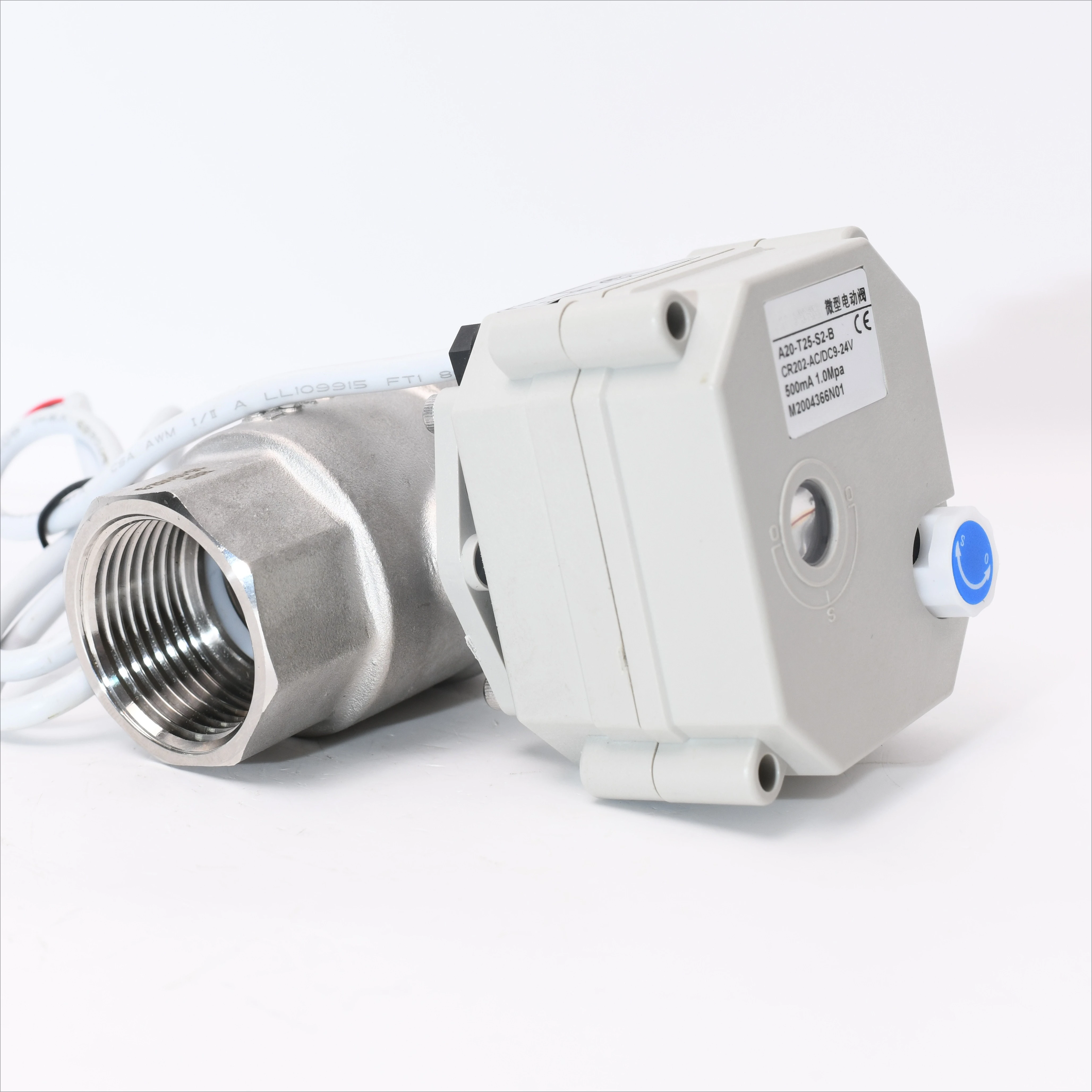 

12V 2 Way 3/4" Inch BSP Normal Closed Motorized Stainless Steel Ball Valve Electric Valve